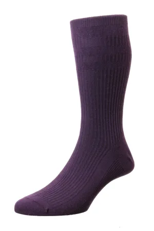 Aubergine Wedding Socks