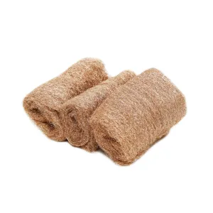 Bronze Wool Fine Grade Pads - 3 Pack