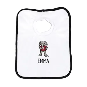 Personalized Alabama Crimson Tide Big Al Bib