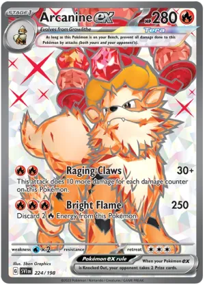 ARCANINE EX 224/198