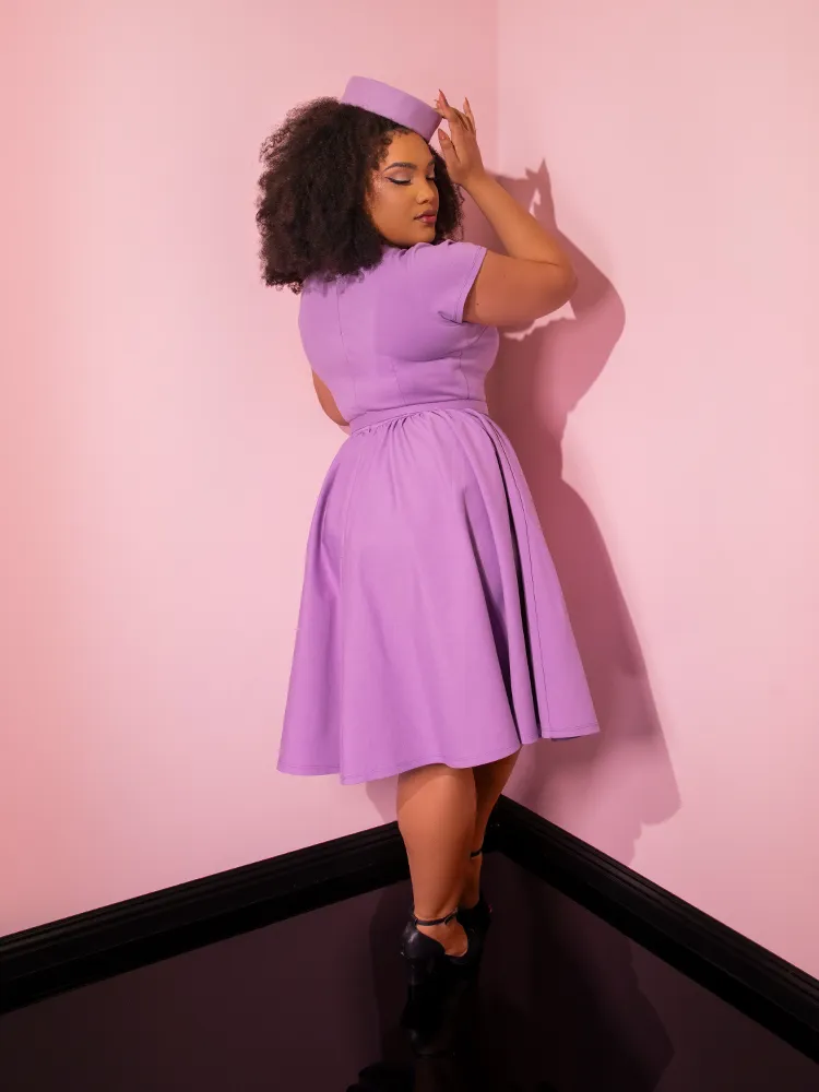 Avon Swing Dress in Lilac - Vixen by Micheline Pitt