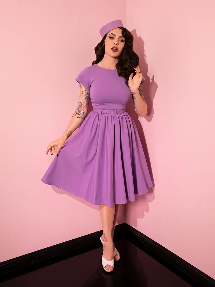 Avon Swing Dress in Lilac - Vixen by Micheline Pitt