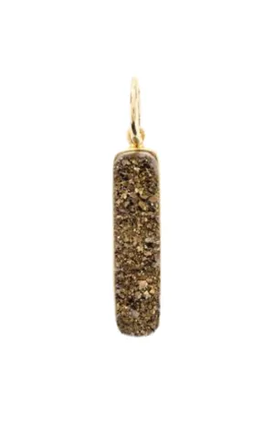 Benny & Ezra Druzy Elongated Charm Bronze