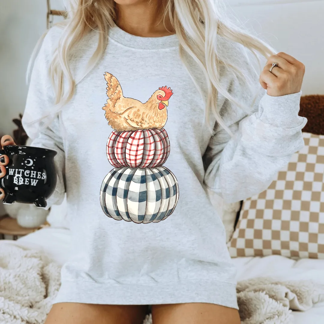 Chicken & Pumpkins Sweatshirts