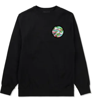 Flamingo Circle Crewneck Sweatshirt