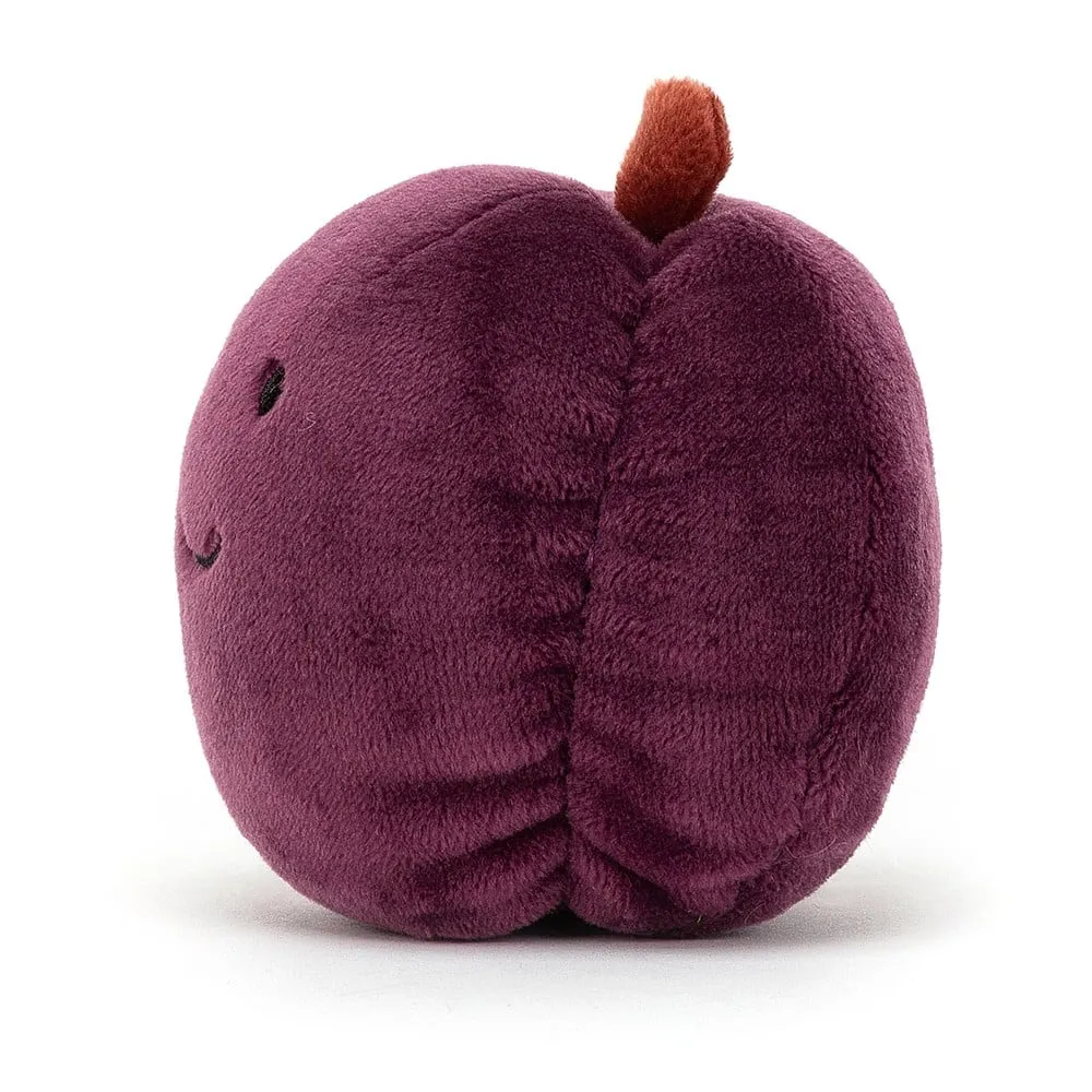 “Delightful Jellycat Fabulous Fruit Plush Plum - Soft Stuffed Toy for Kids”