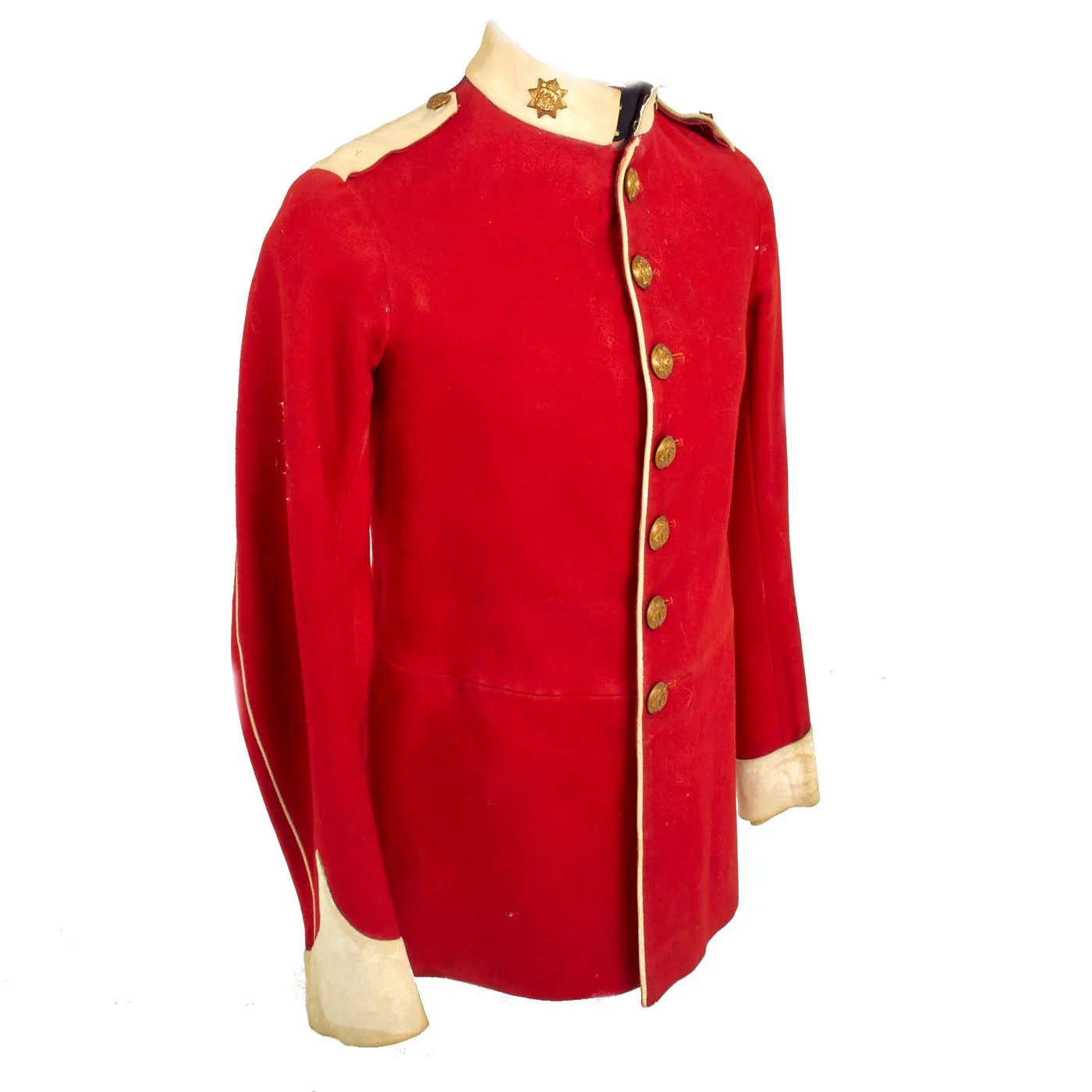 Original British Victorian Named 1881 Pattern East Surrey Regiment Scarlet Tunic - Johnnie Wade