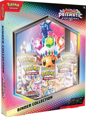 **PRE-ORDER** PKM S&V Prismatic Evolutions - Binder Collection