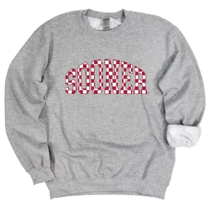 Press Box Crewneck Fleece in University of Oklahoma