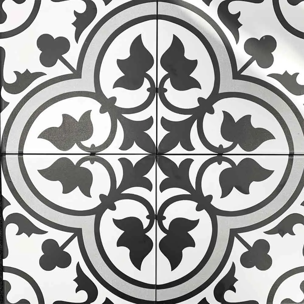 Scarlet BK ATM Porcelain Floor Tile 8" x 8"