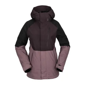 Volcom 2023 Womens Aris Insulated Gore-Tex Jacket - Black Plum